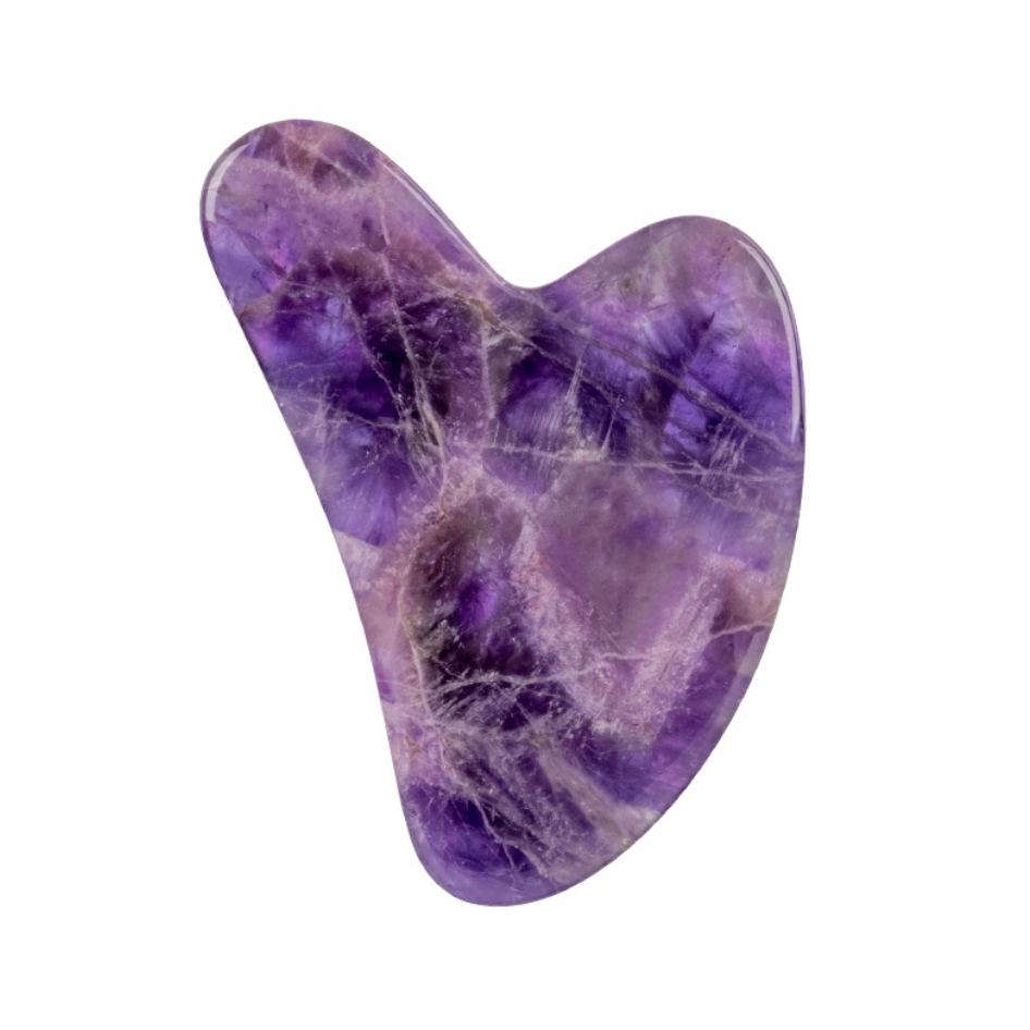 Amethyst Gesichtsroller & Gua Sha-Set – Natürliche Hautstraffung & Entspannungsritual