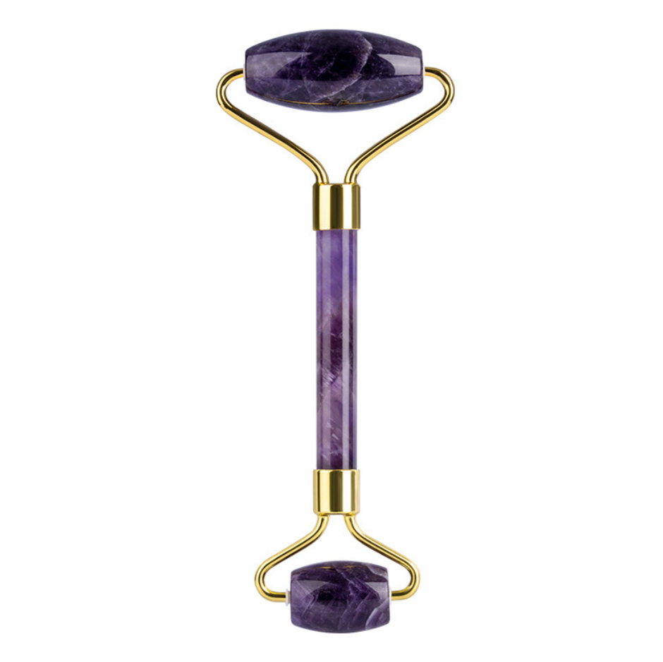 Amethyst Gesichtsroller & Gua Sha-Set – Natürliche Hautstraffung & Entspannungsritual